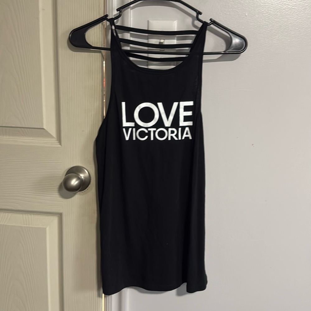 Victoria Secret black Strappy Tank Top